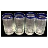 Assorted Vintage Glassware including a Vintage Yellow Depression Martha Washington Handled Plate