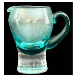 Assorted Vintage Glassware including a Vintage Yellow Depression Martha Washington Handled Plate