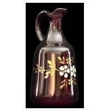 Assorted Vintage Glassware including a Vintage Yellow Depression Martha Washington Handled Plate