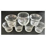 Stuffed Angel 16-inch Tall Christmas Decor Lot - Snowman, Santa, Pine Cones, Glassware