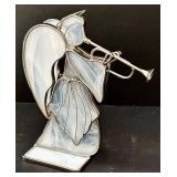 Avon Porcelain Christmas Tree with Star Top - World Bazaar Cookie Jar & Angel Figurines - Holiday Decor Lot