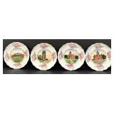 Assorted Vintage China Dishes including Wheelock Vienna Vintage China Plates