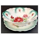 Assorted Vintage China Dishes including Wheelock Vienna Vintage China Plates