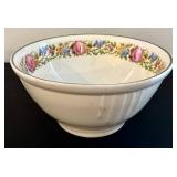 Hotoven Floral Vintage Porcelain Kitchenware Set - 9in Bowl, Salt & Pepper Shakers, 6 Floral Utensils