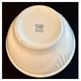 Hotoven Floral Vintage Porcelain Kitchenware Set - 9in Bowl, Salt & Pepper Shakers, 6 Floral Utensils