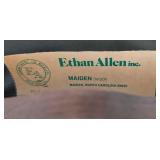 ML - Vintage Ethan Allen Mahogany Dining Table Set - 6 Chairs, 2 Leaves