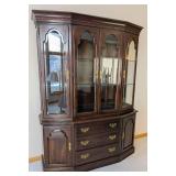 ML - Vintage Ethan Allen Mahogany Display Cabinet