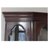 ML - Vintage Ethan Allen Mahogany Display Cabinet