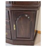 ML - Vintage Ethan Allen Mahogany Display Cabinet