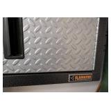G - Gladiator Storage Cabinet - Diamond Plate Steel, 30W x 12D x 30H, Double Doors