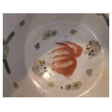 ML - Chinese Porcelain Planter - Floral/Figural Hand-Painted