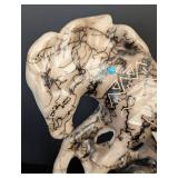 ML - Tom Vail Navajo Horsehair Pottery Horses - Set of 3 Figurines