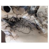 ML - Tom Vail Navajo Horsehair Pottery Horses - Set of 3 Figurines