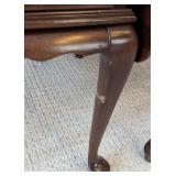 ML - Pair of Vintage Ethan Allen Side Tables - Dark Wood Finish