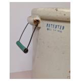 ML - Vintage Red Wing 6-Gallon Stoneware Crock with Wing Logo