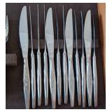ML - Vintage Oneida Woodmere Stainless Flatware Set - Community Pattern, 12 Place Settings (Missing 1 Spoon)