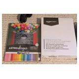 ML - Rolling File Carts (Lot of 2) - Black Wire Carts, Purple Folders, OfficeMax & Paper