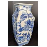 ML - Bombay Company Blue & White Porcelain Vases - Set of 3