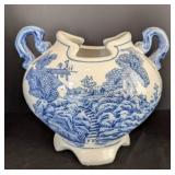 ML - Bombay Company Blue & White Porcelain Vases - Set of 3