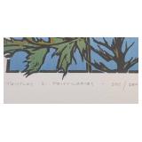 ML - Betsy Bowen Thistles & Frittillaries - Framed Print