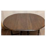 LS - Vintage Mahogany Gate-Leg Table