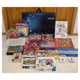 LS - Assorted Jigsaw Puzzles Lot - Ravensburger, Springbok, CraftHub & More (300-1000 pcs)