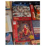 LS - Assorted Jigsaw Puzzles Lot - Ravensburger, Springbok, CraftHub & More (300-1000 pcs)