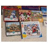 LS - Assorted Jigsaw Puzzles Lot - Ravensburger, Springbok, CraftHub & More (300-1000 pcs)