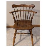 LS - Vintage Solid Wood Ethan Allen Maple and Birch Chair