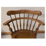 LS - Vintage Solid Wood Ethan Allen Maple and Birch Chair