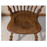 LS - Vintage Solid Wood Ethan Allen Maple and Birch Chair
