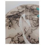 LLR - Shirley Smith Navajo Horse Hair Pottery Round Lidded Box