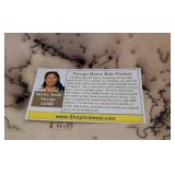 LLR - Shirley Smith Navajo Horse Hair Pottery Round Lidded Box