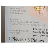 LLR - 2-Drawer Cube With Clear Fronts & 3-Pack Peg Boards - Craft Storage Collection