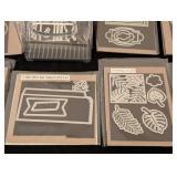 LS - Papertrey Ink Embossing Dies/Thinlets Lot - Frames, Borders & Alphabets