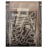 LS - Papertrey Ink Embossing Dies/Thinlets Lot - Frames, Borders & Alphabets