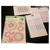 LS - K&Company Embellishments & BasicGrey Stickers - Scrapbooking Craft Lot