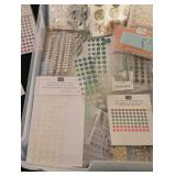 LS - K&Company Embellishments & BasicGrey Stickers - Scrapbooking Craft Lot