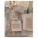 LS - K&Company Embellishments & BasicGrey Stickers - Scrapbooking Craft Lot