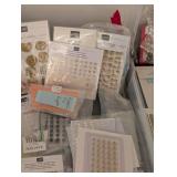 LS - K&Company Embellishments & BasicGrey Stickers - Scrapbooking Craft Lot