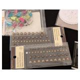 LS - K&Company Embellishments & BasicGrey Stickers - Scrapbooking Craft Lot