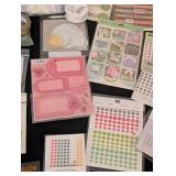 LS - K&Company Embellishments & BasicGrey Stickers - Scrapbooking Craft Lot
