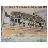 LLB - Lake Minnetonka Steamboat Minnehaha Framed Print - May 25, 1996