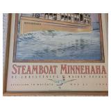 LLB - Lake Minnetonka Steamboat Minnehaha Framed Print - May 25, 1996