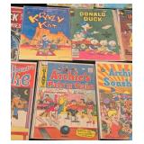 LS - Vintage Comics Lot - Archie, Harvey, Little Lulu, Casper, Uncle Scrooge & More