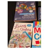 LS - Crayola Giant Coloring Pages & Jumbo Construction Paper Pad 50 Sheets & 48 Oil Pastels