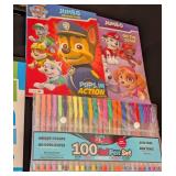 LS - Crayola Giant Coloring Pages & Jumbo Construction Paper Pad 50 Sheets & 48 Oil Pastels