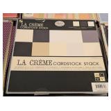 La Creme 12x12 Cardstock Stack Lot - Mixed Brand New 12x12 Paper Packs