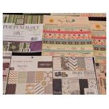 LS - 31 Packs Crafting Paper Pads - Assorted Sizes (8x8 & 6x6) Scrapbook Paper Lot