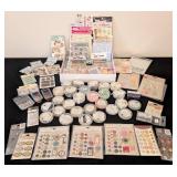 LS - Stella Rose Scrapbooking Embellishments & Stickers Lot - Assorted Brads, Dots, & Frames